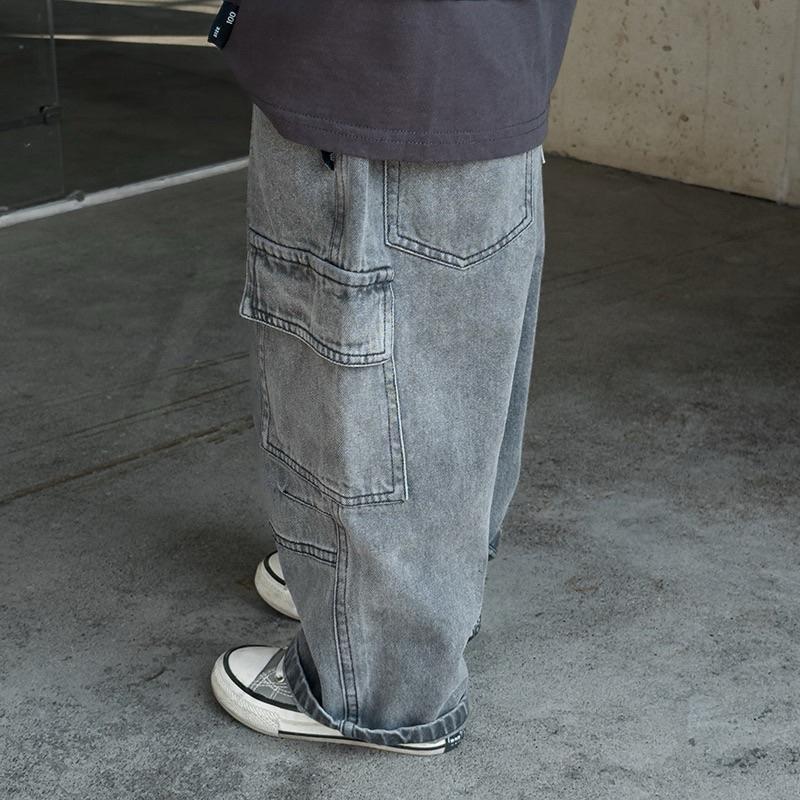 下裝｜春季直筒童裝牛仔褲 男童牛仔褲-細節圖4