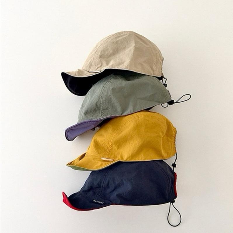 配件｜雙面摺疊遮陽帽 幼兒遮陽帽-細節圖2