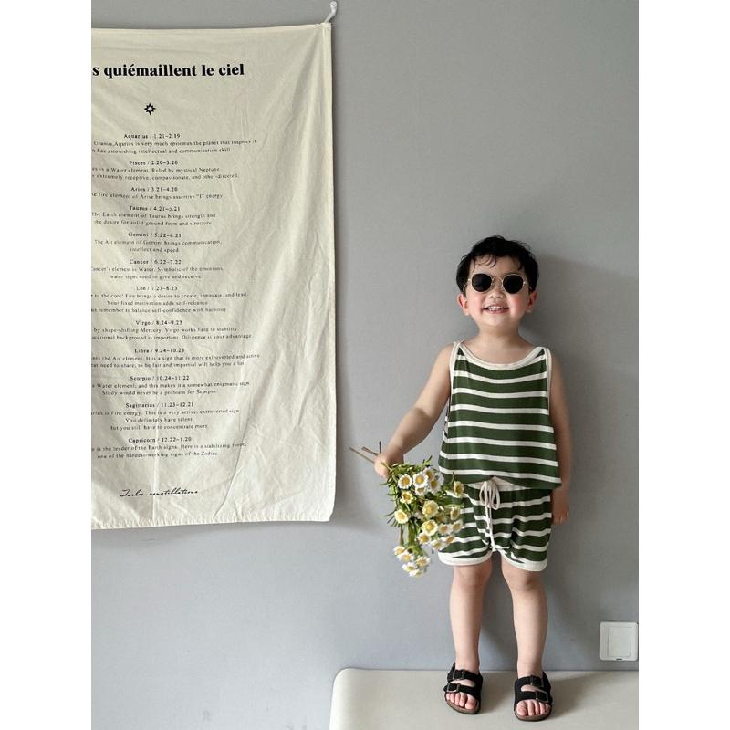 套裝｜夏季粗條紋套裝-細節圖6