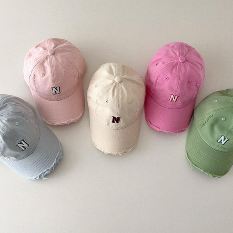 配件｜N字刺繡棒球帽 幼兒棒球帽 兒童棒球帽-細節圖2