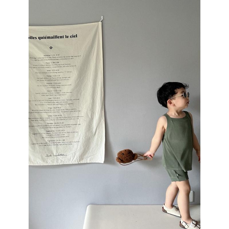 套裝｜夏季針織套裝 童裝 針織套裝 男童套裝 女童套裝-細節圖7