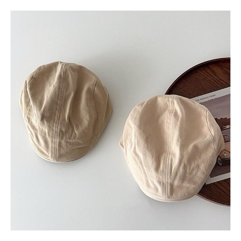 配件｜純色復古鴨舌帽 兒童鴨舌帽-細節圖2