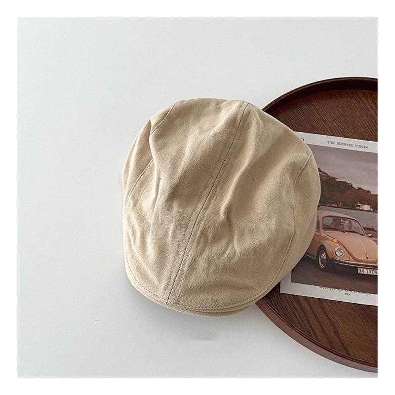 配件｜純色復古鴨舌帽 兒童鴨舌帽-細節圖5