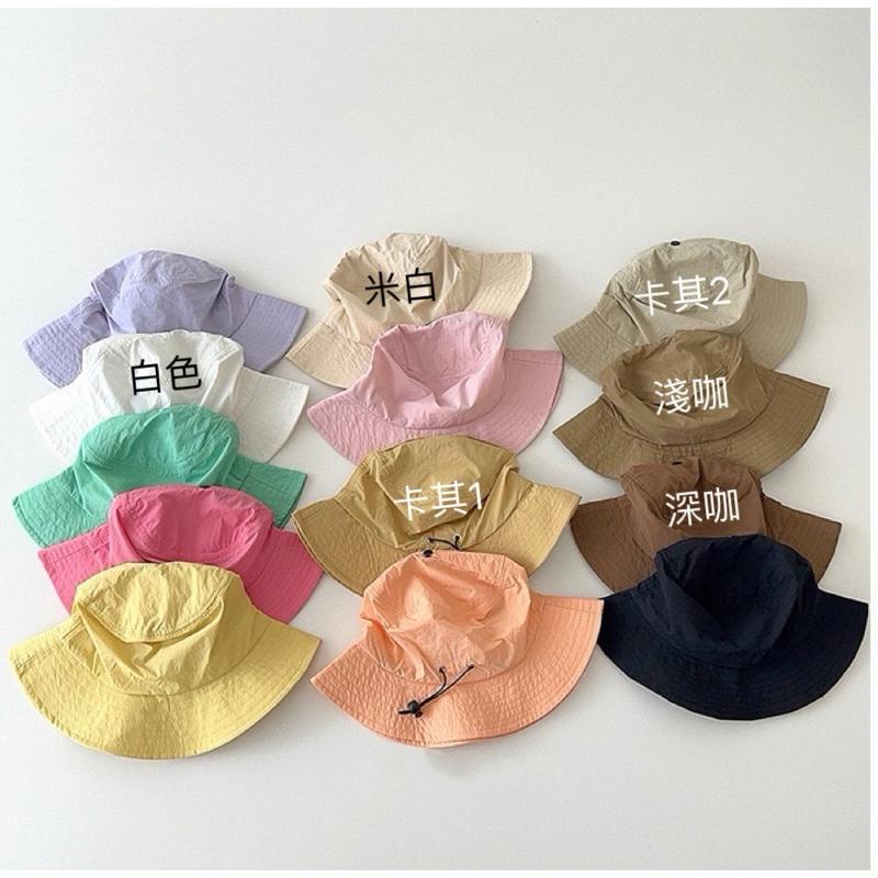 配件｜可收折速乾素色漁夫帽 幼兒漁夫帽-細節圖5
