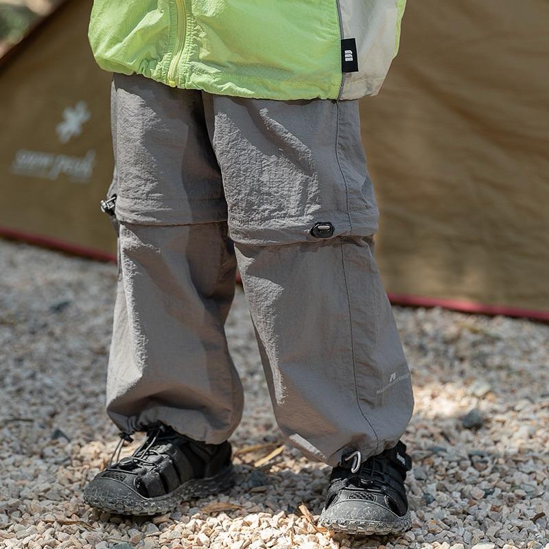 下裝｜春夏防撥水可拆兩穿式露營褲 男童露營褲-細節圖3