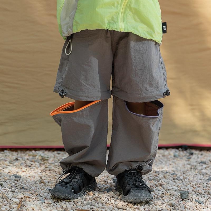 下裝｜春夏防撥水可拆兩穿式露營褲 男童露營褲-細節圖5