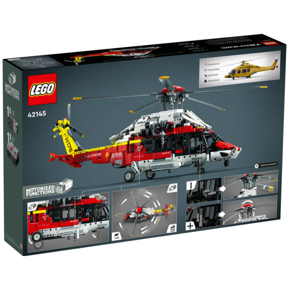 LEGO 42145 救援直升機 Airbus H175 Rescue Helicopter-細節圖2