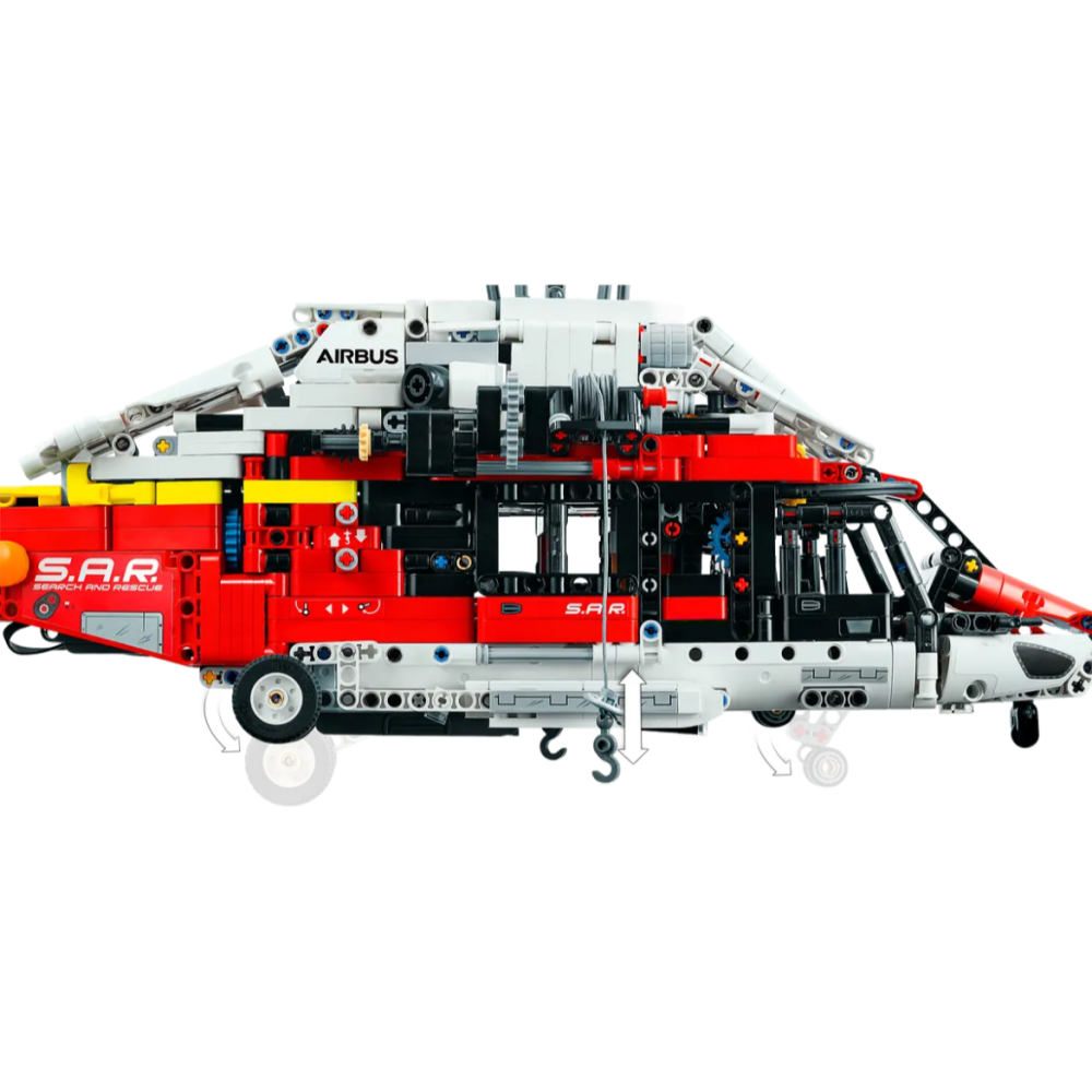 LEGO 42145 救援直升機 Airbus H175 Rescue Helicopter-細節圖5