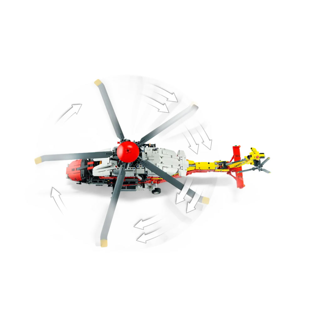 LEGO 42145 救援直升機 Airbus H175 Rescue Helicopter-細節圖7