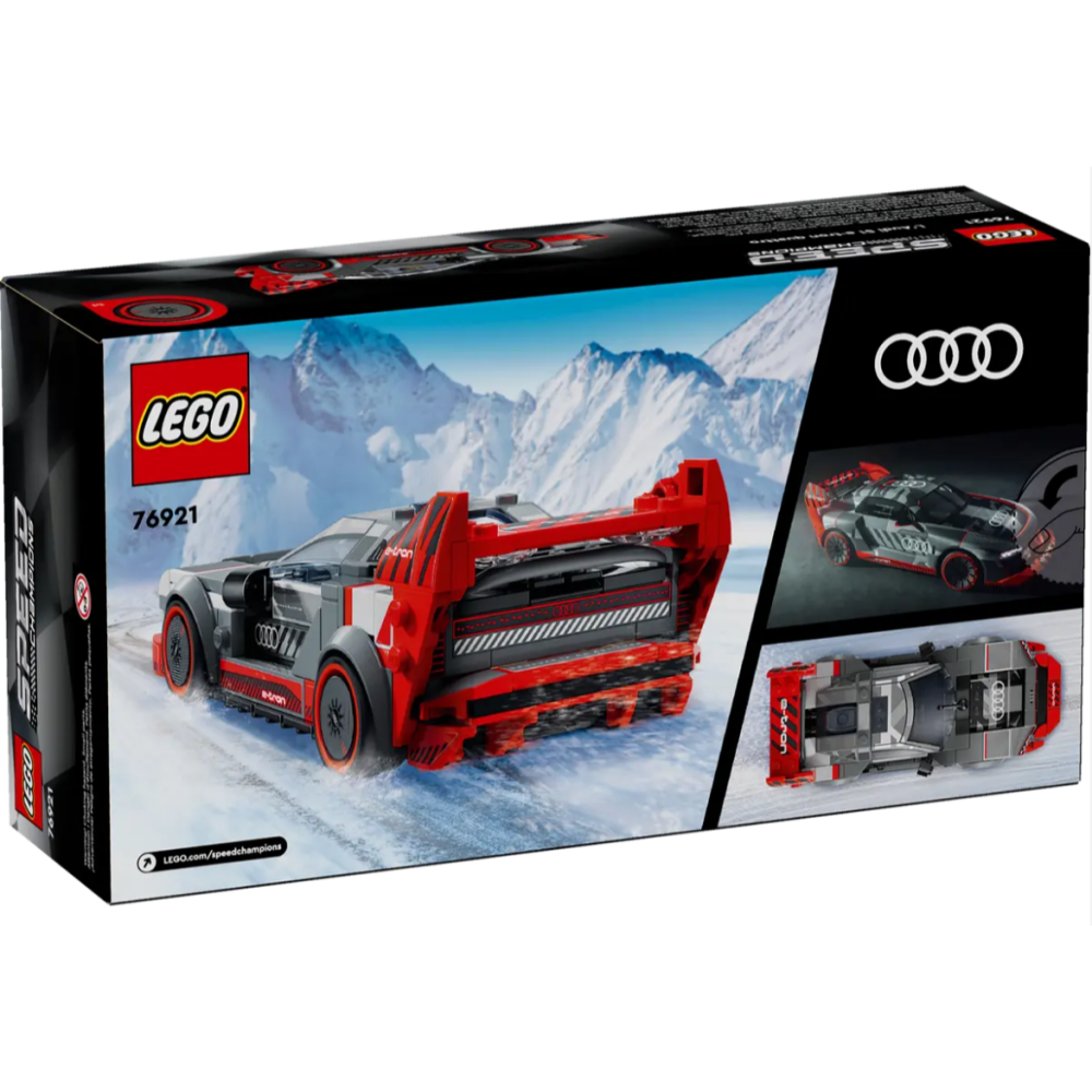 LEGO 76921  Audi S1 e-tron quattro Race Car(奧迪 賽車 模型)-細節圖2