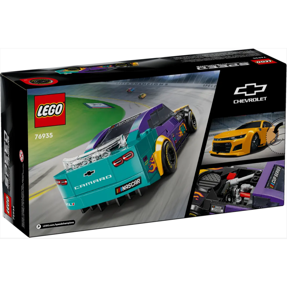 LEGO 76935 NASCAR Next Gen Chevrolet Camaro ZL1 (改裝超跑)-細節圖2