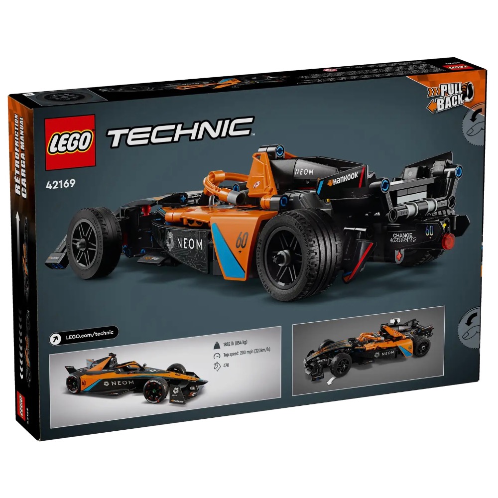 LEGO 42169 電動麥拉倫賽車 NEOM McLaren Formula E Race Car-細節圖2