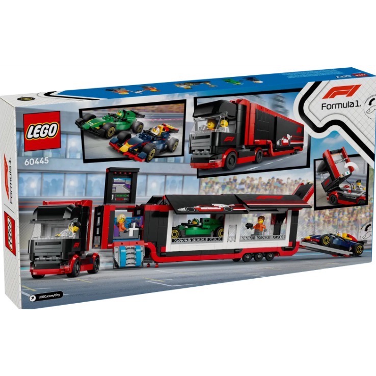 LEGO 60445 F1貨車和RB20與AMR24-細節圖2