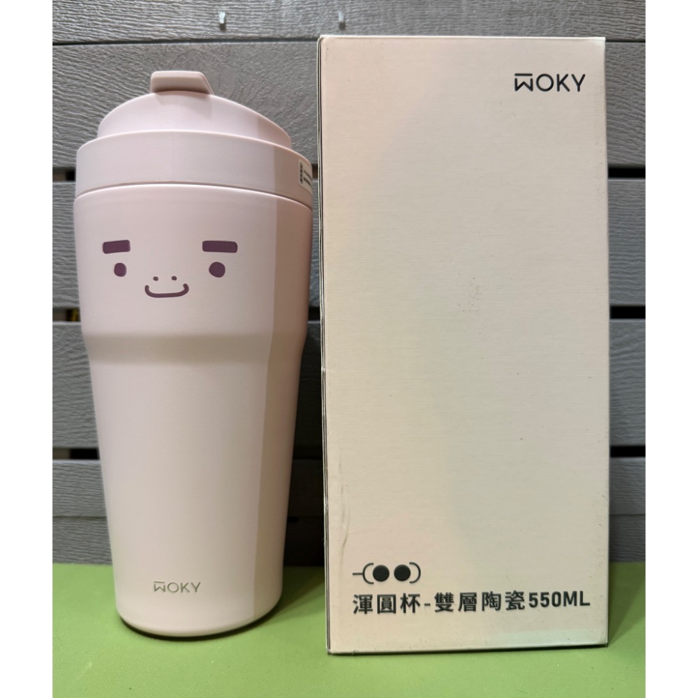 WOKY 沃廚 渾圓杯（雙層陶瓷款）保溫杯-規格圖1