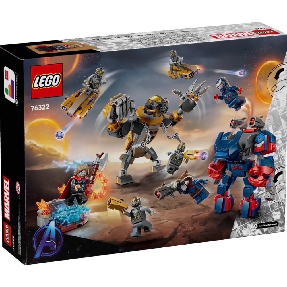 LEGO 76322 《復仇者聯盟：終局之戰》雷神大戰奇塔瑞-細節圖2