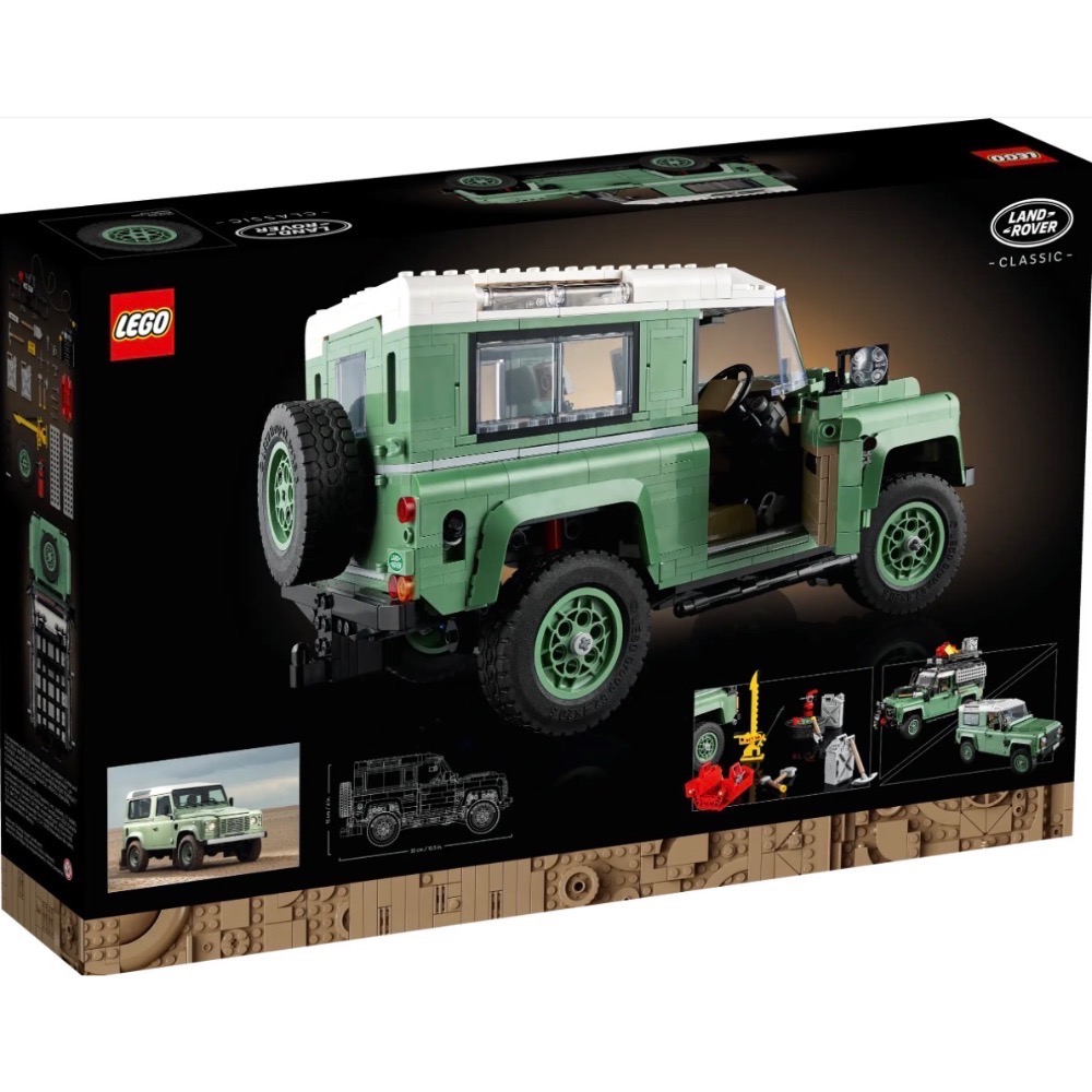 LEGO 10317 Land Rover Classic Defender 90（路虎越野車）-細節圖2