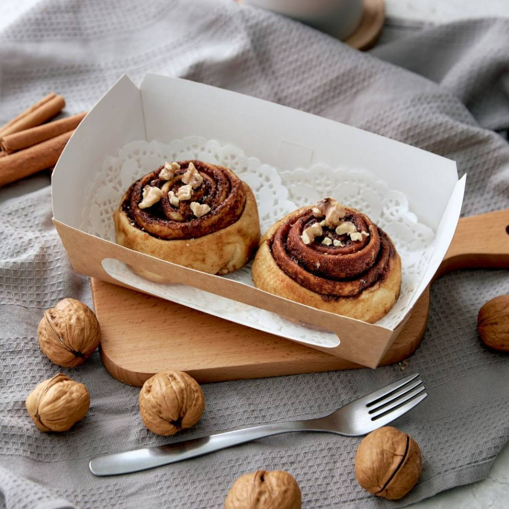 團購名店【Just a Bite Dessert】蜂蜜核桃肉桂捲 : 兩入一組-細節圖3