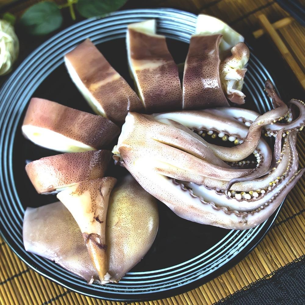 祥鈺水產｜鮮凍墨魚冰卷 250g/尾 魷魚-細節圖4