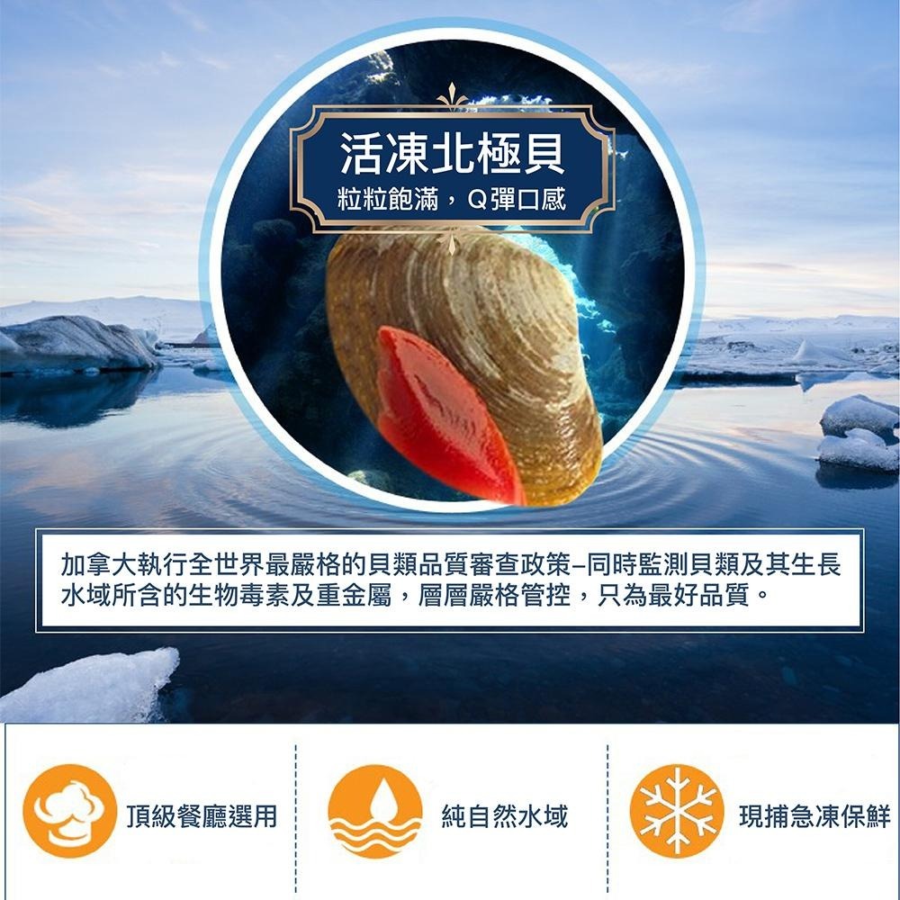 祥鈺水產｜加拿大北極貝 1000g/約90片-細節圖4