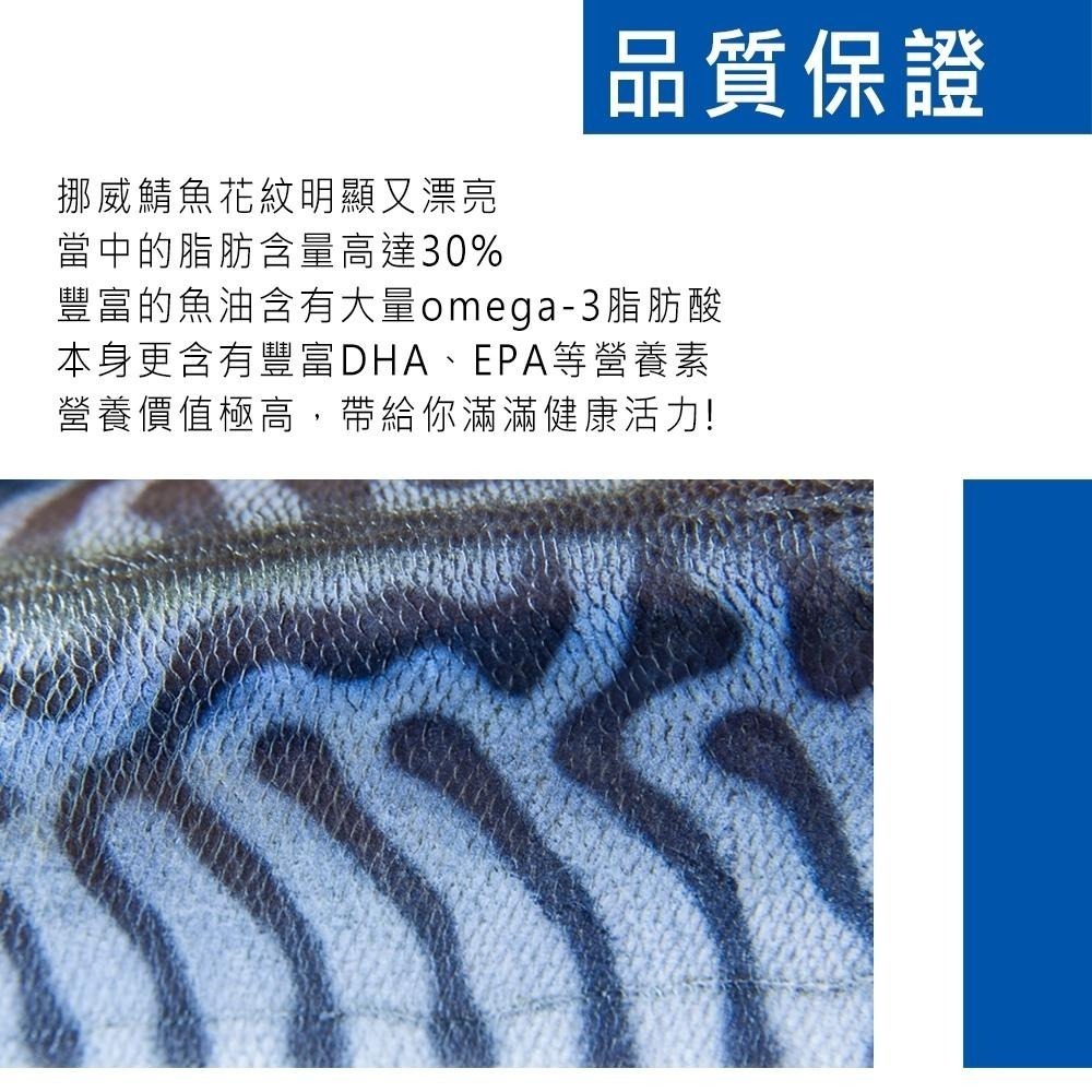 祥鈺水產｜挪威薄鹽鯖魚4公斤15片，單片260g±20克 優惠組-細節圖7