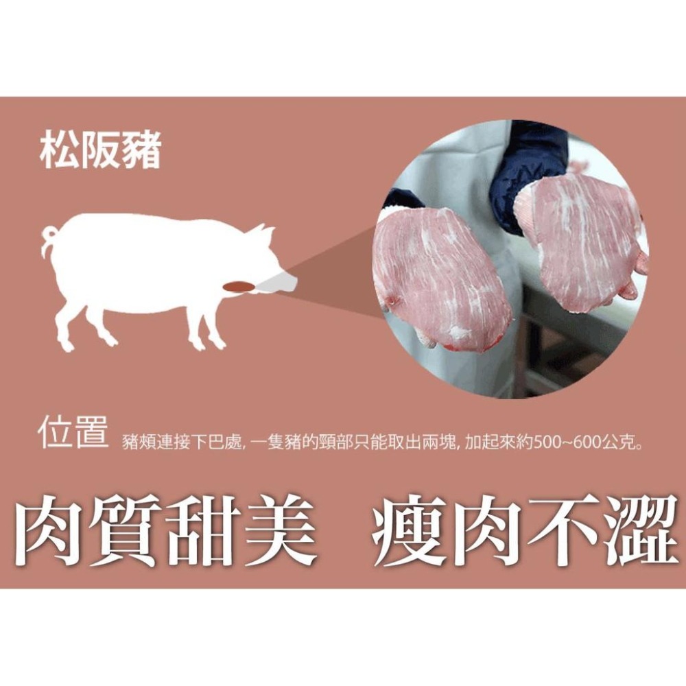祥鈺水產｜松阪豬肉片 300g 豬頸肉 六兩肉-細節圖3