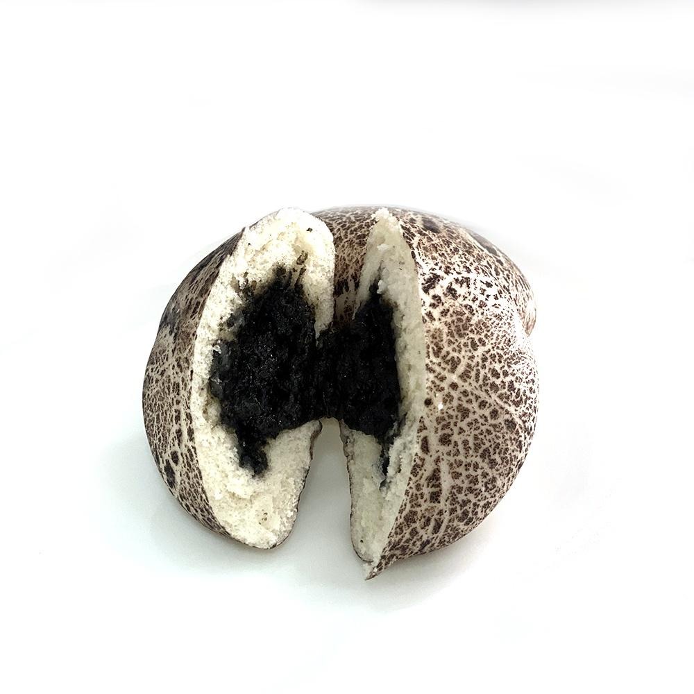 祥鈺水產｜珍菇流沙包 10入 全素 黑芝麻口味-細節圖2