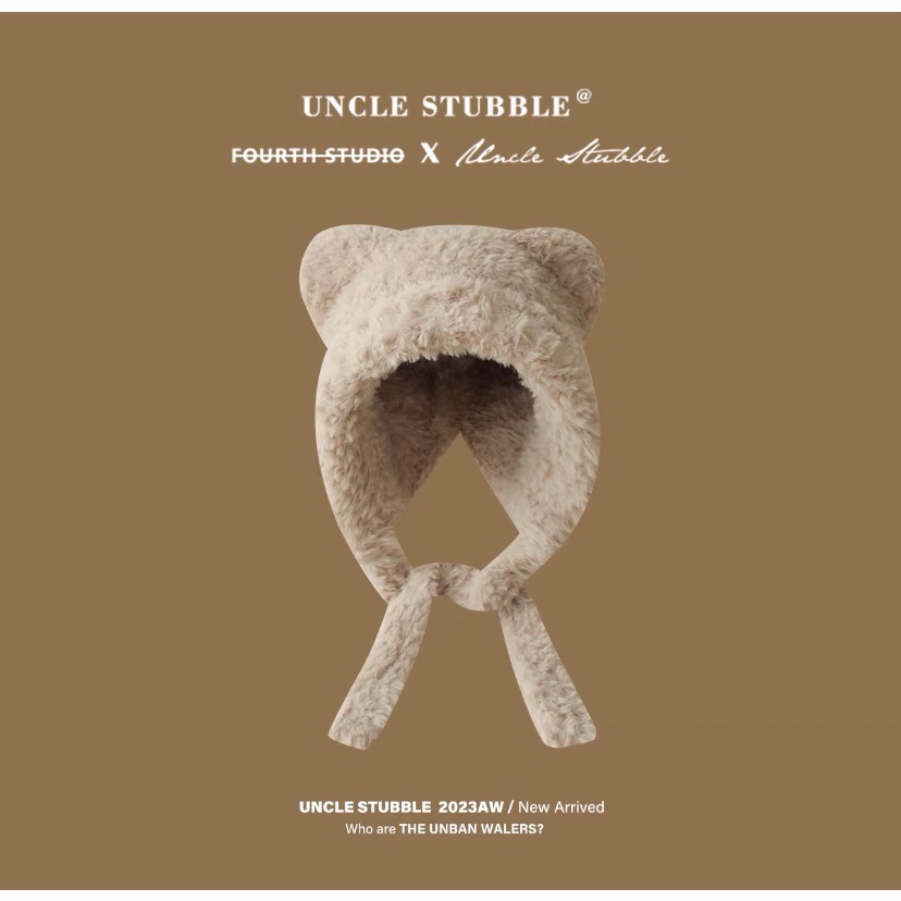 超可愛加厚絨毛小熊帽-細節圖5