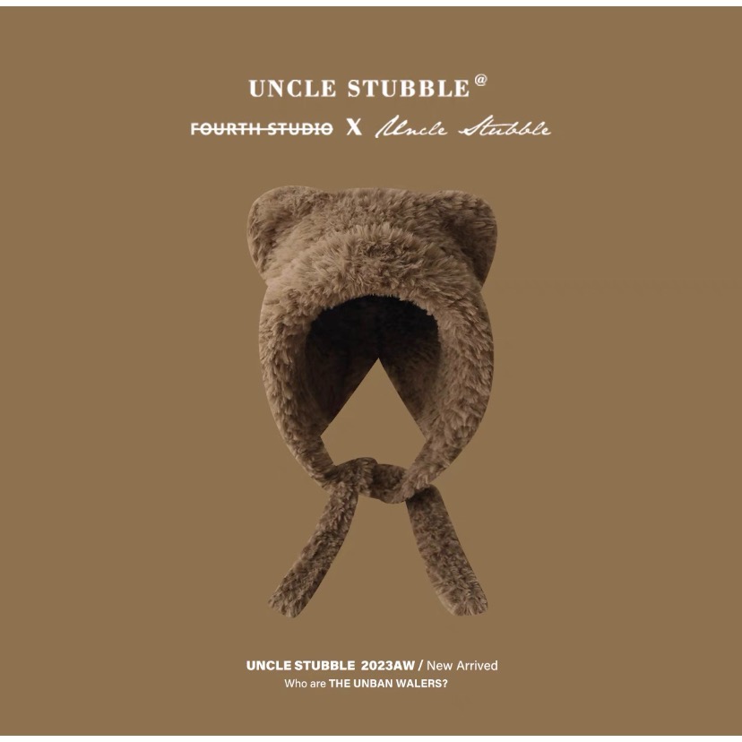 超可愛加厚絨毛小熊帽-細節圖6