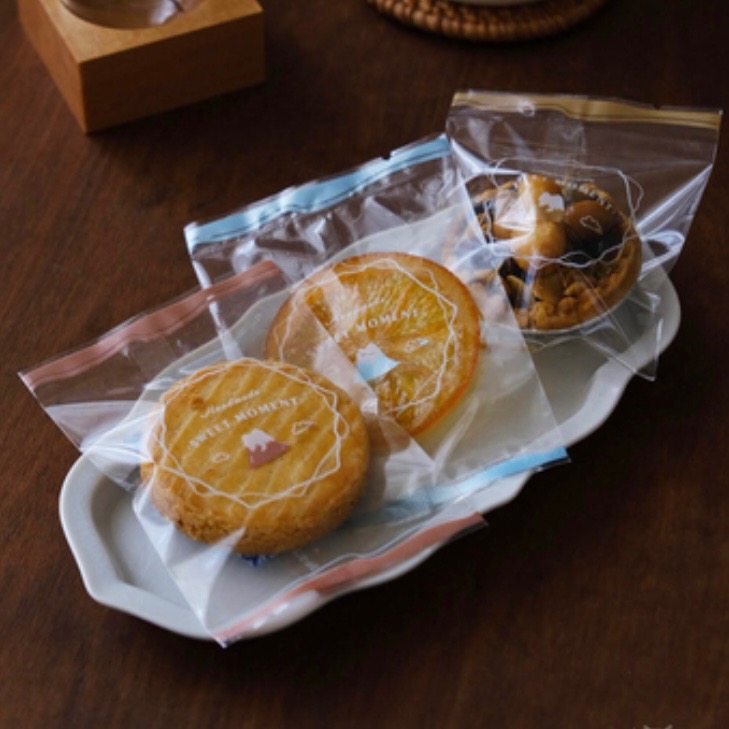 【麥歡樂】富士小鎮點心袋  餅乾 豆塔 布列塔尼 雪Q餅 包裝袋 機封袋【烘焙材料】-細節圖5