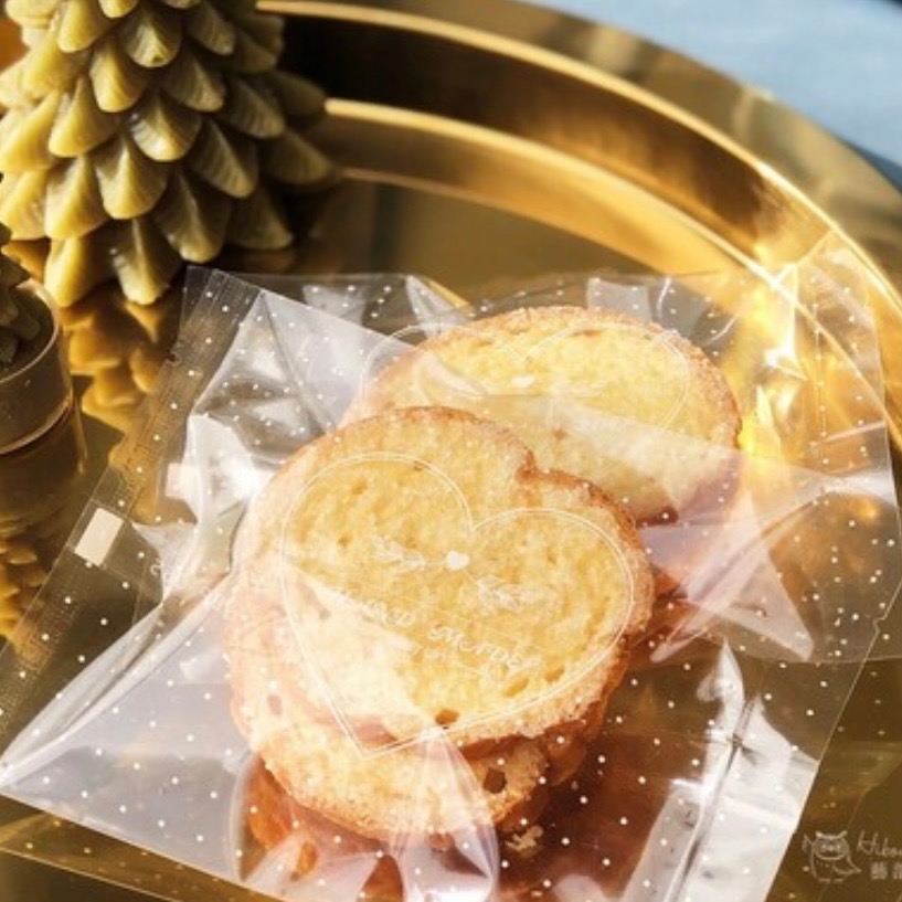 【麥歡樂】台灣製 愛心點點點心袋  餅乾袋 蕾絲餅 磅蛋糕 米香 蝴蝶酥 布列塔尼 包裝袋 機封袋【烘焙材料】-細節圖3