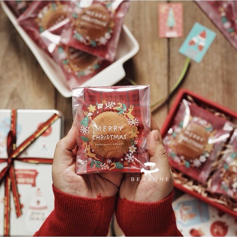 【麥歡樂】限量現貨‼️AMAGOUR新款 聖誕花環 聖誕節 餅乾 蛋糕 瑪德蓮 糖果 餅乾 包裝袋 機封袋 【烘焙材料】-細節圖2