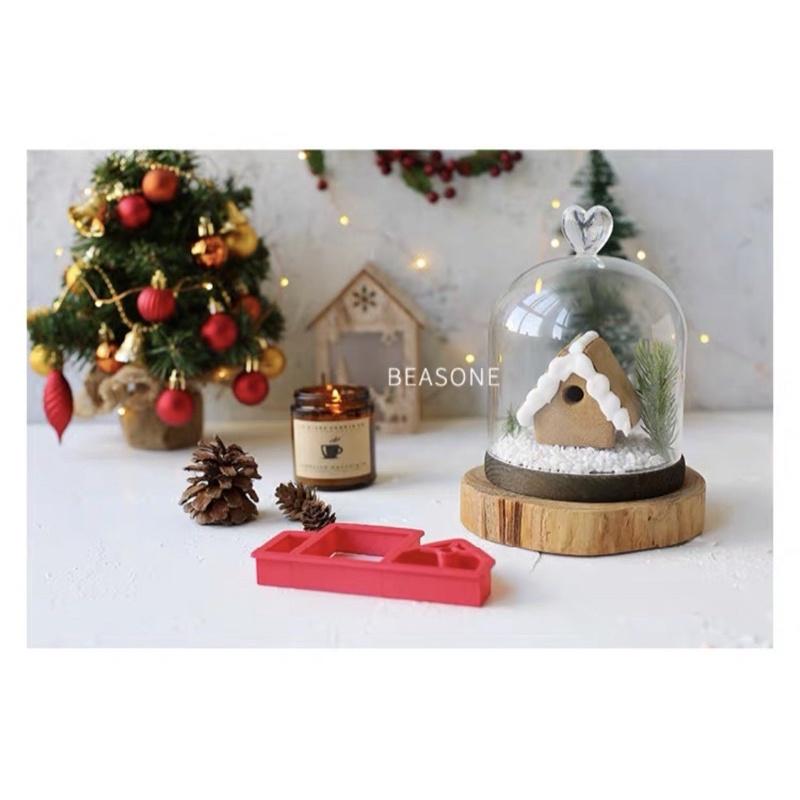 【麥歡樂】聖誕節 薑餅屋 迷你小屋 餅乾切模 按壓餅乾模具翻糖 切模 壓模【烘焙材料】-細節圖3