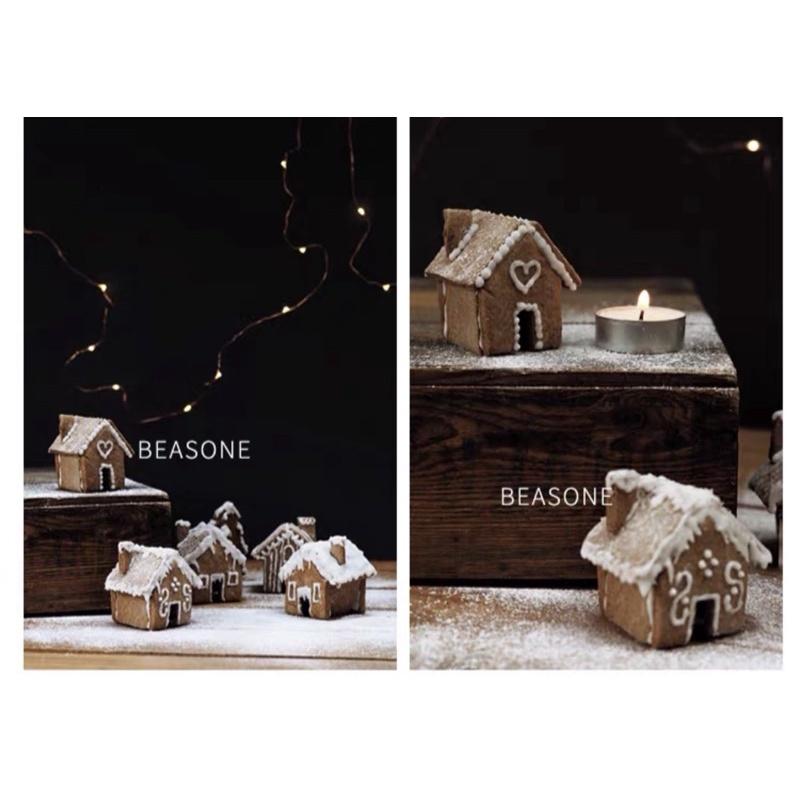 【麥歡樂】聖誕節 薑餅屋 迷你小屋 餅乾切模 按壓餅乾模具翻糖 切模 壓模【烘焙材料】-細節圖5