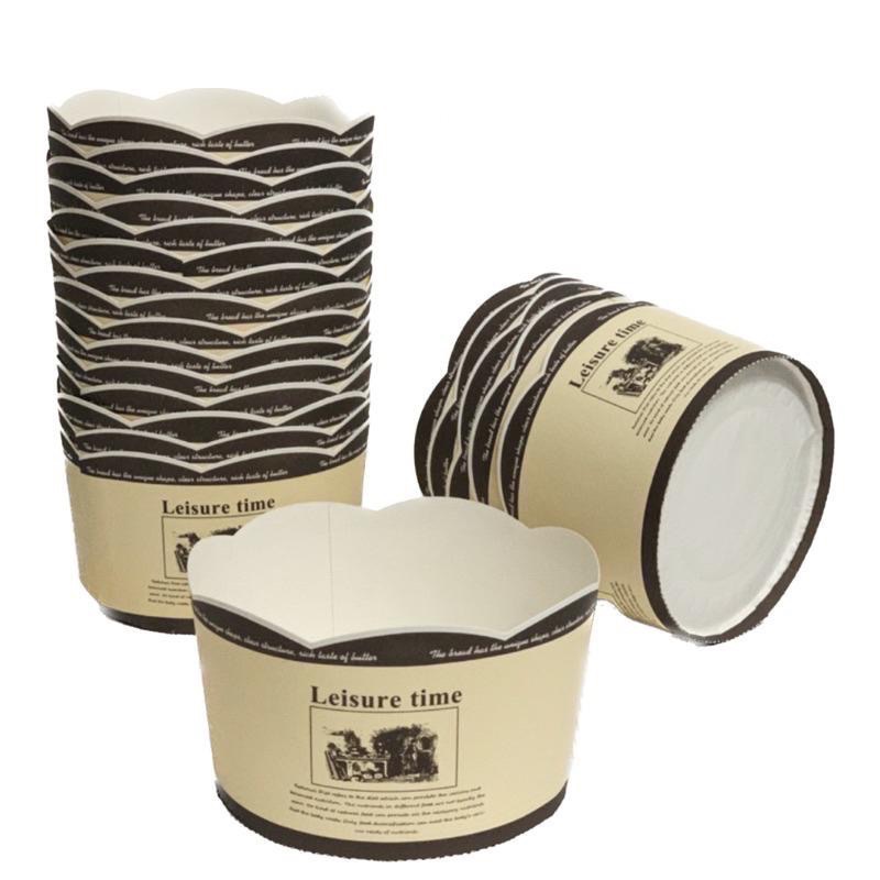 【麥歡樂】紙模 戚風蛋糕 圓形烘烤盒 6吋 圓形 戚風 烘烤盒 烘烤紙杯 紙烤模 拜拜蛋糕  戚風模10入【烘焙材料】-細節圖2