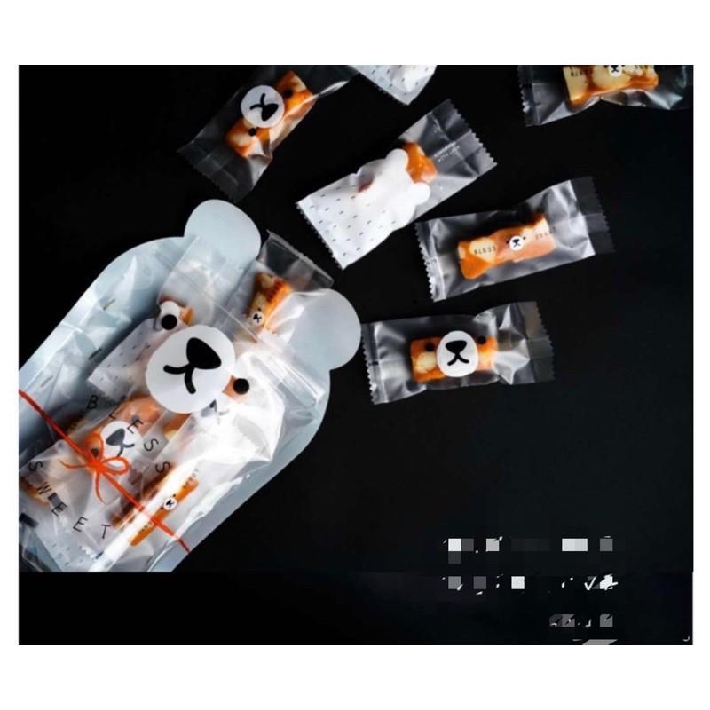 【麥歡樂】糖果袋 小熊 牛軋糖 軟糖 包裝袋 封口袋 機封袋 約100入 電子發票【烘焙材料】-細節圖3