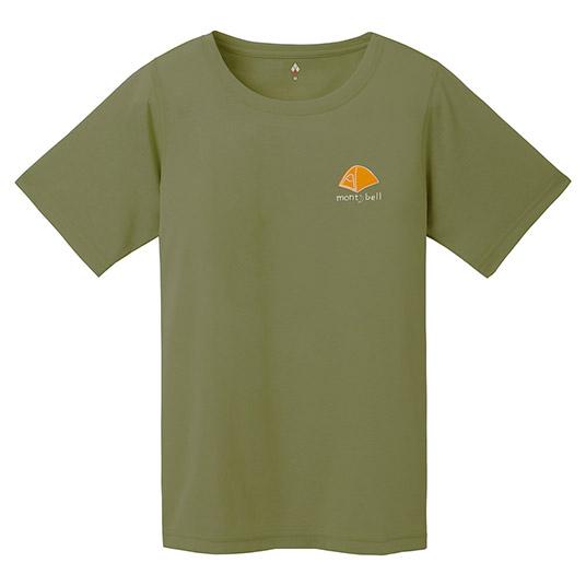 🔥淺灰現貨🔥Mont-bell Wickron 山裝備 露營 女 T-shirt 短袖 快乾 透氣 排汗 消臭 抗UV-細節圖2