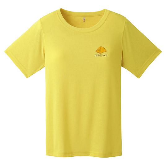🔥淺灰現貨🔥Mont-bell Wickron 山裝備 露營 女 T-shirt 短袖 快乾 透氣 排汗 消臭 抗UV-細節圖4
