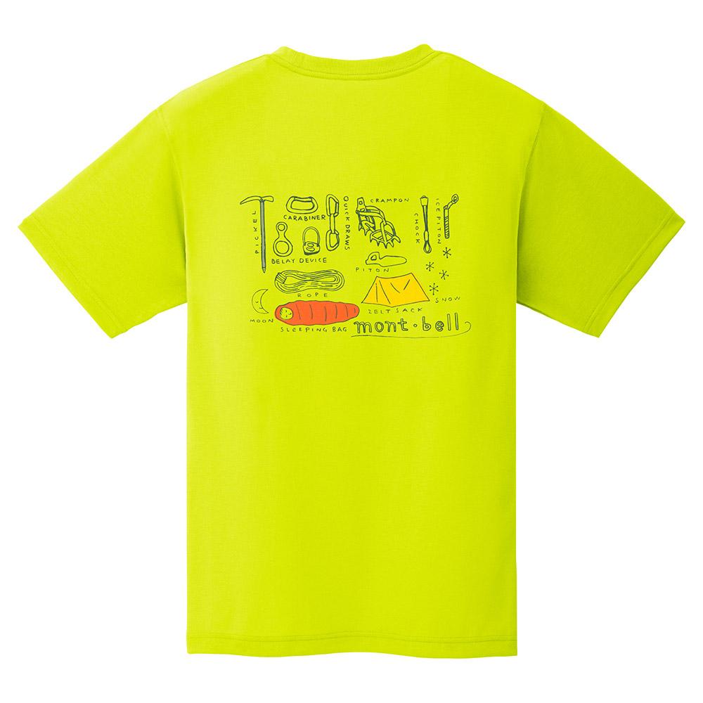 Mont-bell Wickron T 山裝備 露營 男 中性款 T-shirt 短袖 快乾 透氣 排汗 消臭 抗UV-細節圖3