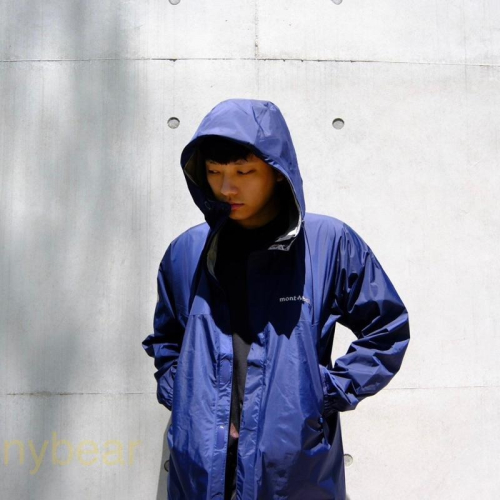 🔥全尺寸現貨🔥Mont-bell RAIN HIKER 防水透氣外套 雨衣 男 深藍 1128600 類Gore-tex