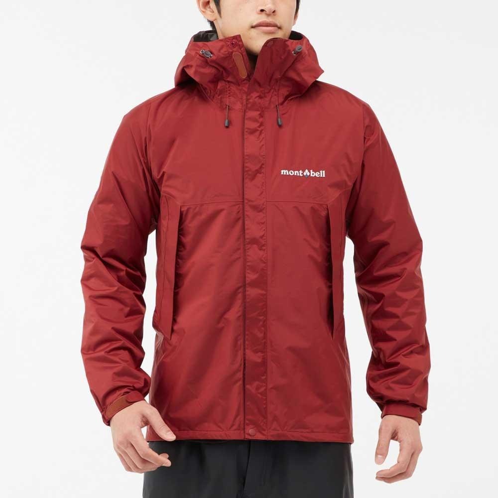 🔥最後現貨🔥Mont-bell RAIN HIKER  登山 防水外套 風雨衣 男 紅色 類Gore-tex-細節圖3