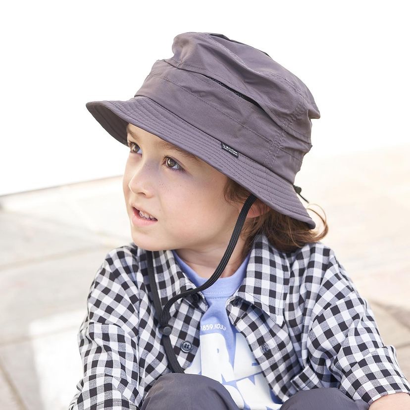 日本童裝Broom-防水漁夫帽-細節圖2