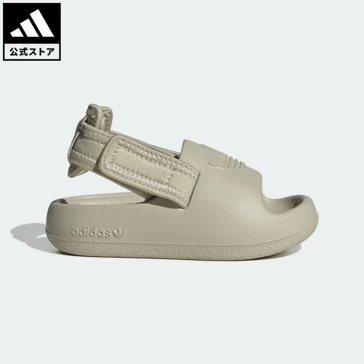 日本adidas ADIFOM ADILETTE SLIDES Kids兒童涼鞋-細節圖2