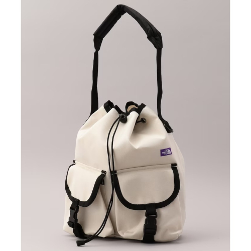 日本品牌-The North Face Purple Stroll Tote Bag 雙口袋束口2way托特包
