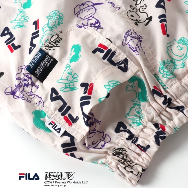 日本童裝-FILA x 史努比聯名款短褲-細節圖5