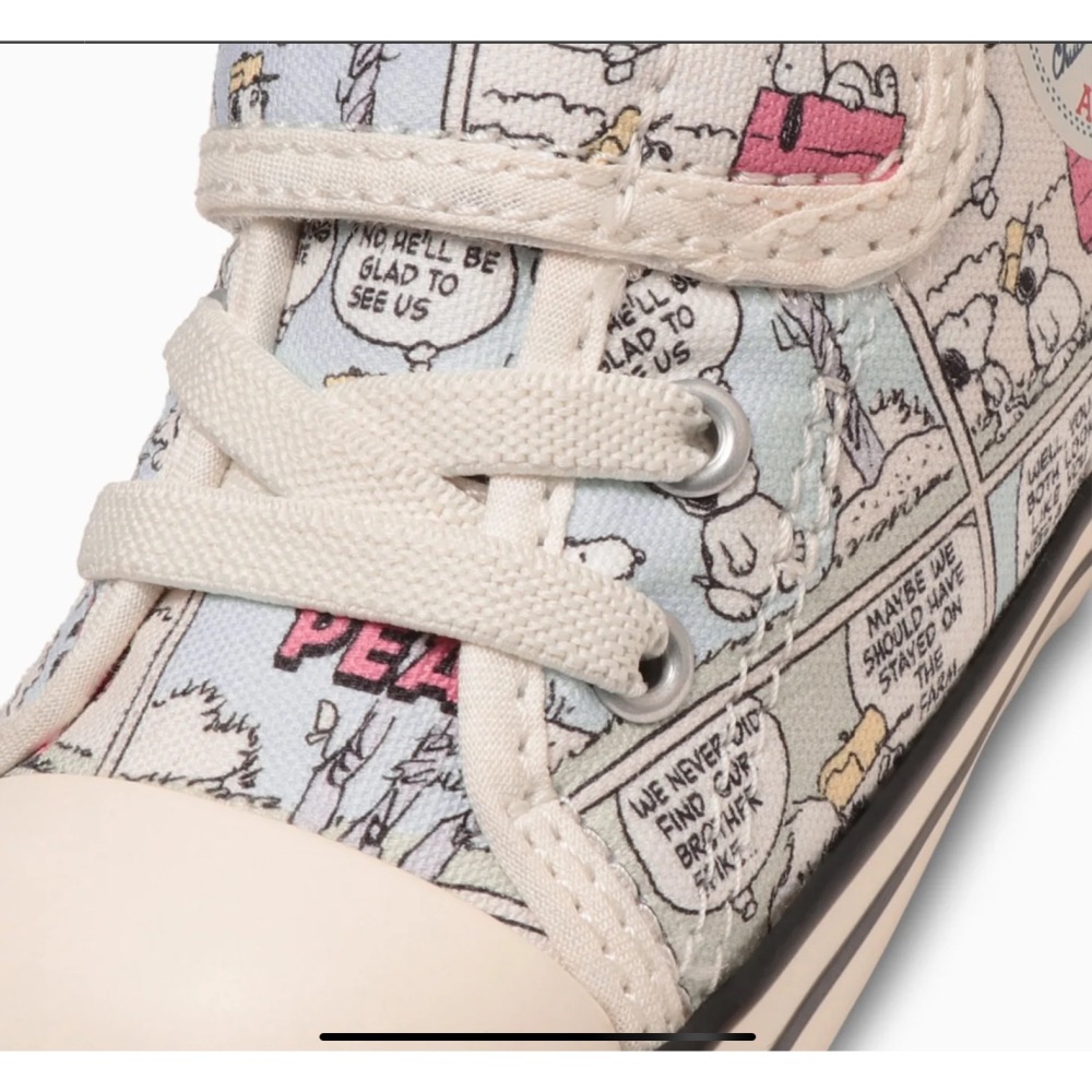 日本限定Converse小童-CONVERSE BABY ALL STAR N PEANUTS SP V-1漫畫款-細節圖5