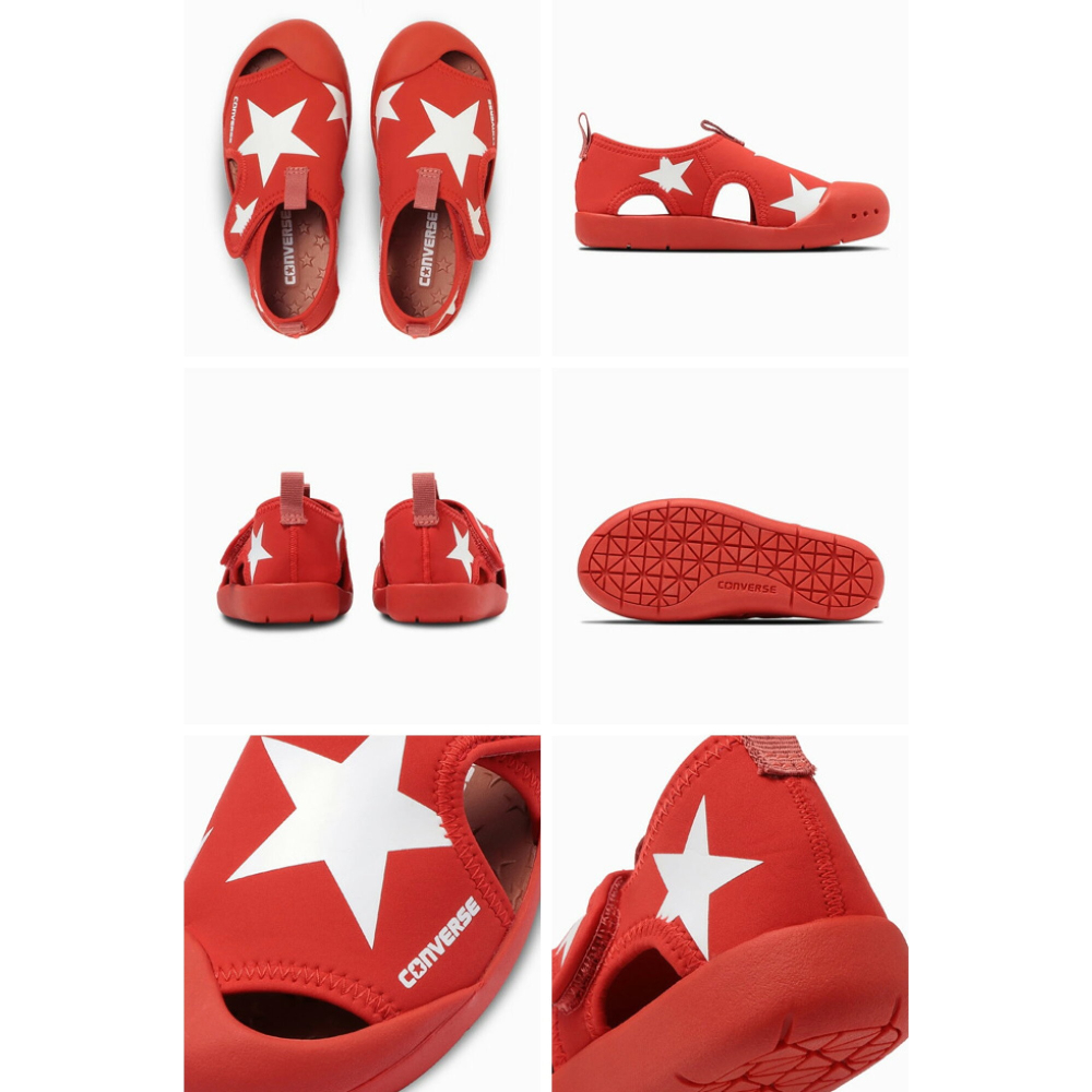 日本限定 Converse KID＇S CVSTARSANDAL 水陸兩用穿涼鞋-細節圖4