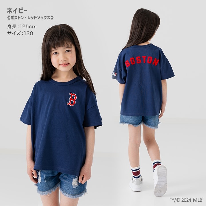 日本童裝-MLB聯名上衣(小孩款)-細節圖7