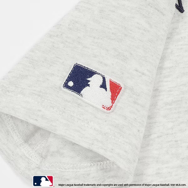 日本童裝-MLB聯名系列假滿版刺繡上衣-細節圖6