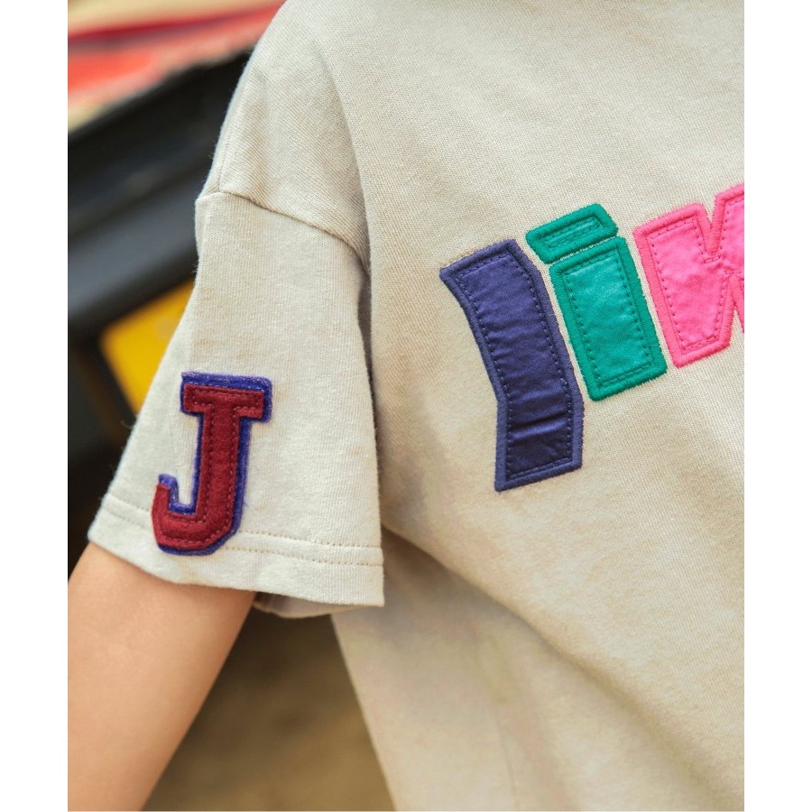 日本童裝-JImny聯名徽章短袖tee-細節圖4