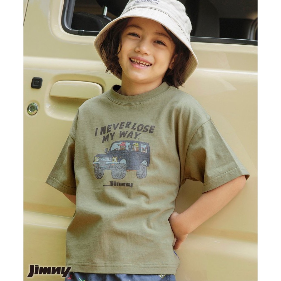 日本童裝-JImny聯名親子款短袖tee-細節圖2